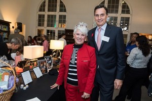  Library board members Mary Rivard-David and Andrew Clark